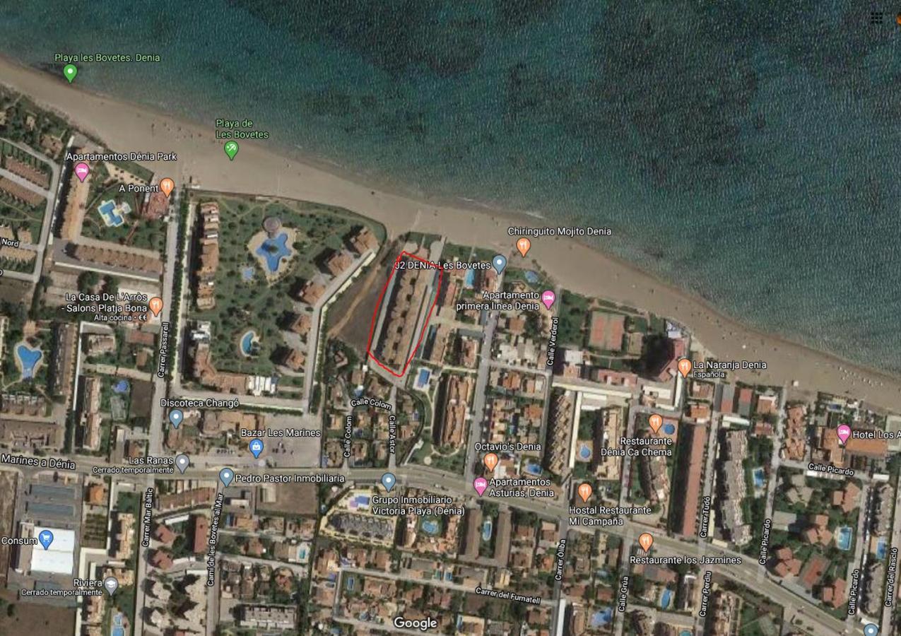 A Primera Linea De Playa Denia Exteriér fotografie